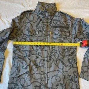 10 Deep Size Medium Chain Gang Hoodie Versacesque Classic Rare